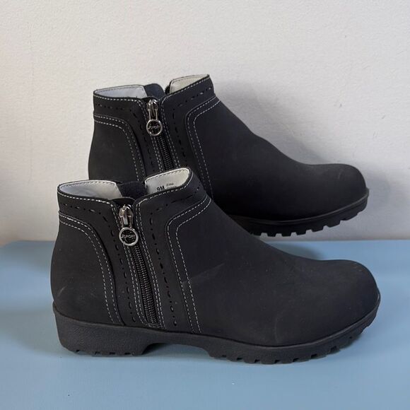 JSport Black Jenna Ankle Boots W9 - Picture 1 of 6